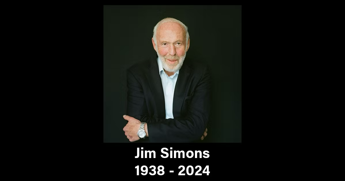 Simons Foundation Co-Founder, Mathematician and Investor Jim Simons Dies at 86